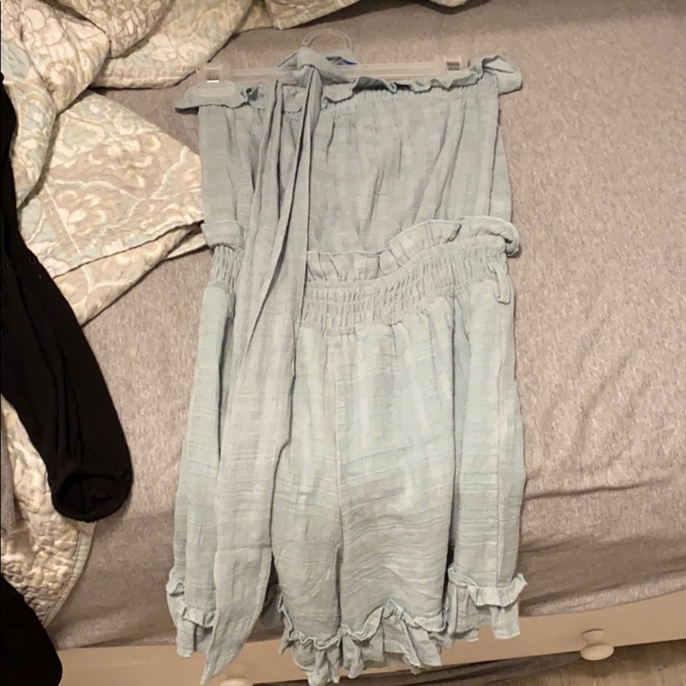 green romper